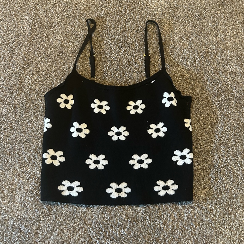 Flower crop top